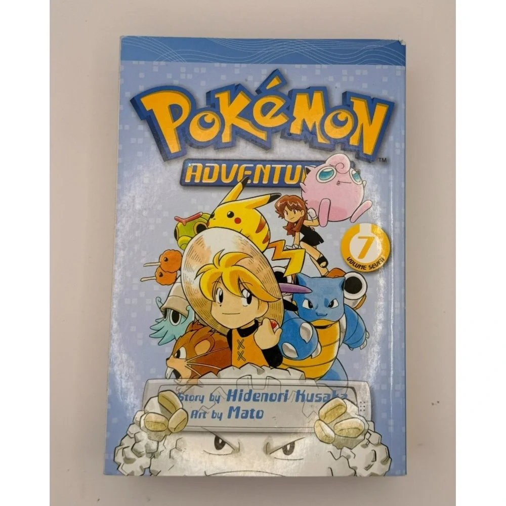Pokemon Adventures Manga Lot Volumes 2 4 6 7 Hidenori Kusaka VIZ Kids